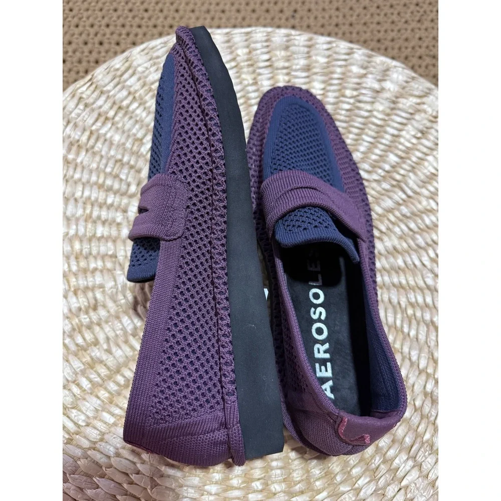 Aerosoles‎ Womens Loafers Knit Slip On Casual Comfort Shoes size 7